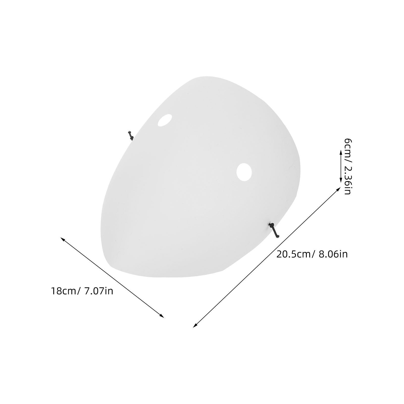 Diy Paintable Paper Mask Plastic Blank Full Face Mask For Artistic Projects Masquerade Carnival Halloween Party Cosplay Props
