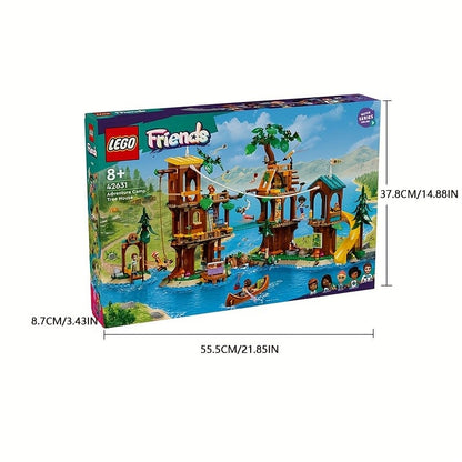 42631 LEGO Friends A Casa da Árvore do Acampamento de Aventura? Presente Incrível para Meninas e Meninos a partir de 8 Anos