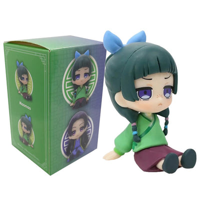 The Apothecary Diaries Maomao Jinshi Mini Figura Anime Periféricos Kawaii Brinquedos Sentados Enfeites de Carro de Mesa Modelo Presentes de Natal