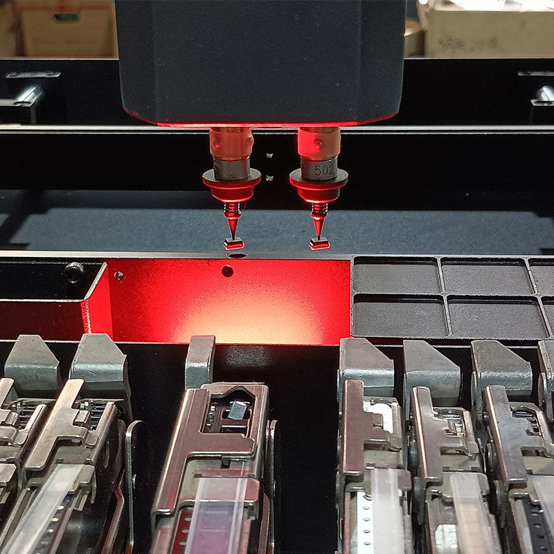 Nova Máquina SMT 2024 SMT220 Desktop Pcb Pick And Place Machine 2 Cabeças 40 Alimentadores Colocação de Chip SMD para Montagem de Pcb