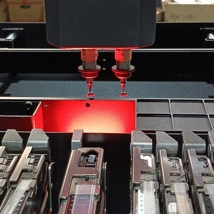 Nova Máquina SMT 2024 SMT220 Desktop Pcb Pick And Place Machine 2 Cabeças 40 Alimentadores Colocação de Chip SMD para Montagem de Pcb