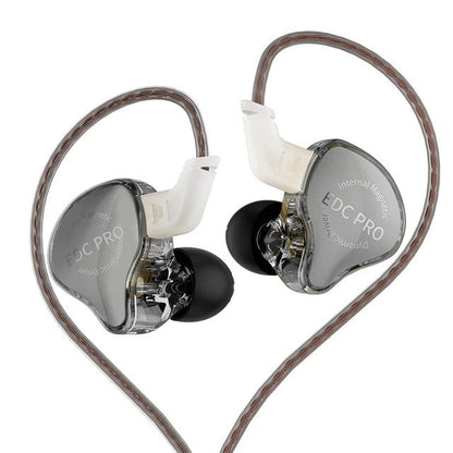 KZ EDC PRO IEM Earphones HIFI Bass In-ear Wired Headphones Dynamic Driver Monitor Earbuds with Detachable Audio Cable KZ EDX PRO