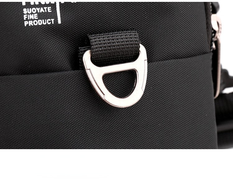 Fashion 3 Layers Men Small Shoulder Bag High Quality Durable Nylon Male Handbag Portable Messenger Bag Flap Mini Waist Bag