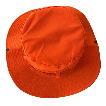 Summer Men Women Fluorescent Bucket Hat Reflective UV Protection Sun Fishing Cap Basin Caps Outdoor