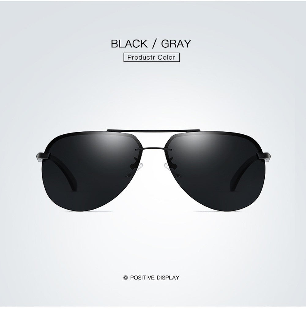 New Polarized Men Sunglasses Classic Driving Sun Glasses Metal Frame Mirror Lens Sunglasses Men/Women