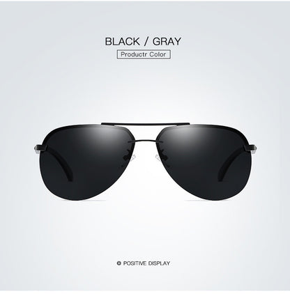New Polarized Men Sunglasses Classic Driving Sun Glasses Metal Frame Mirror Lens Sunglasses Men/Women