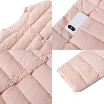 12 Colors Women Long Sleeves 90% White Duck Down Female Slim Warm Inner Ultra Lightweight Packable Ski Jacket Down Liner Jackets