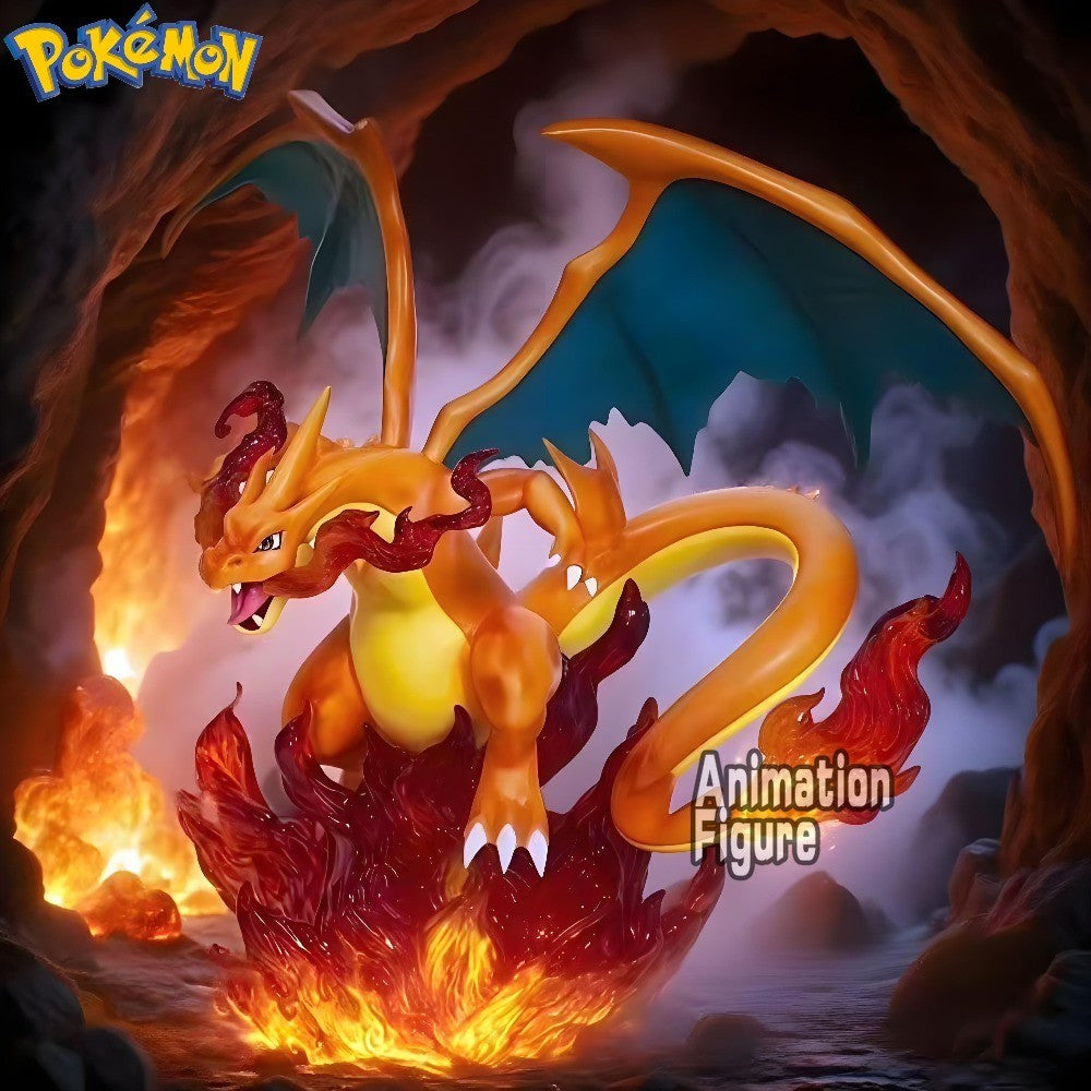 18cm/7.08in Anime Pokemen Figure Charizard Action Figures Pvc Collection Model Toys for Children Gifts