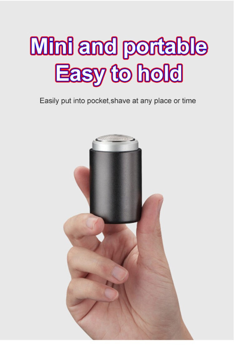 Men's Portable Mini Electric Shaver USB Charging Multifunctional IPX7 Waterproof Shaver