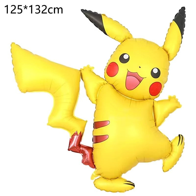Pokemen Pikachu Foil Balloon Birthday Party Decoration supplies for Kids Birthday Party Home Decor Supplie Baby Shower Balloon G
