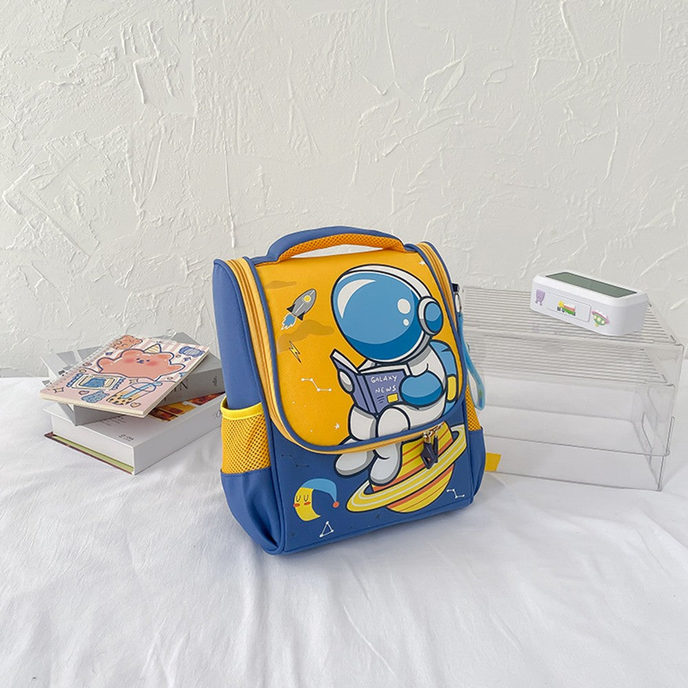Mochila Infantil Meninos Jardim de Infância Astronauta Coelho Mochilas Infantis Mochila Escolar de Estudantes Presente Mochila de Desenho Animado Grau 1-9