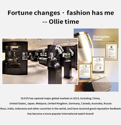 OLEVS Men's Watches Trend Luxury Fine Steel Strap Big Date Original Brand Quartz Wristwatch for Man Waterproof Luminous 5885 New