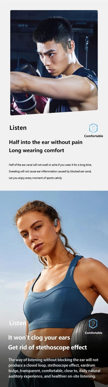 Para Fones de ouvido sem fio CB&JBL Bluetooth TWS A520 Fones de ouvido intra-auriculares Gancho de orelha Fone de ouvido para jogos Controle de toque esportivo com microfone