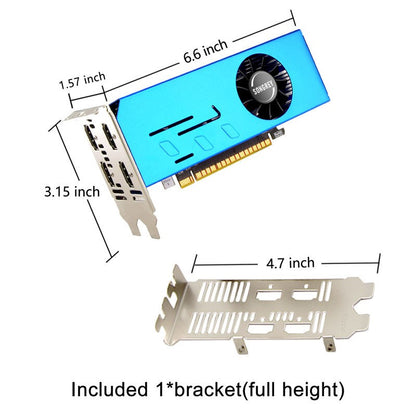 Placa de vídeo com múltiplos monitores SRhonyra GT730 4 HDMI Placa de vídeo Multi Screen Splicing 2GB GDDR5