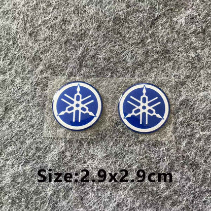 Para adesivo de motocicleta Yamaha 3D, decalque de logotipo de emblema