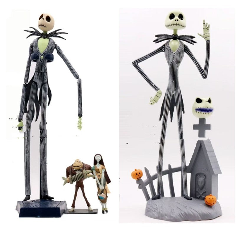30-33cm O Estranho Mundo de Jack Jack Skellington Modelo Bonecos Brinquedos