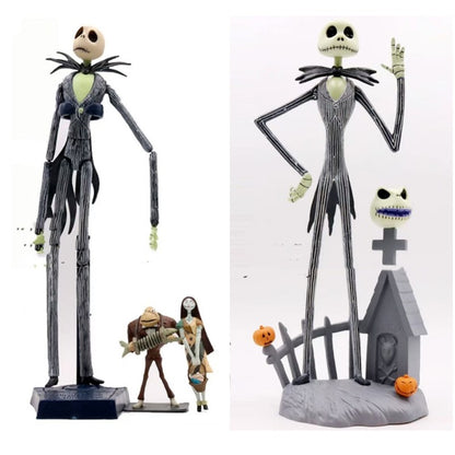 30-33cm O Estranho Mundo de Jack Jack Skellington Modelo Bonecos Brinquedos