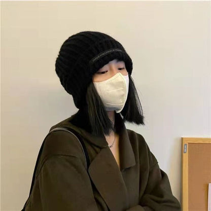 Fashion Winter Warm Hats for Women Casual Stacking Knitted Bonnet Caps Men Hats Solid Color Hip Hop Unisex Female Beanies