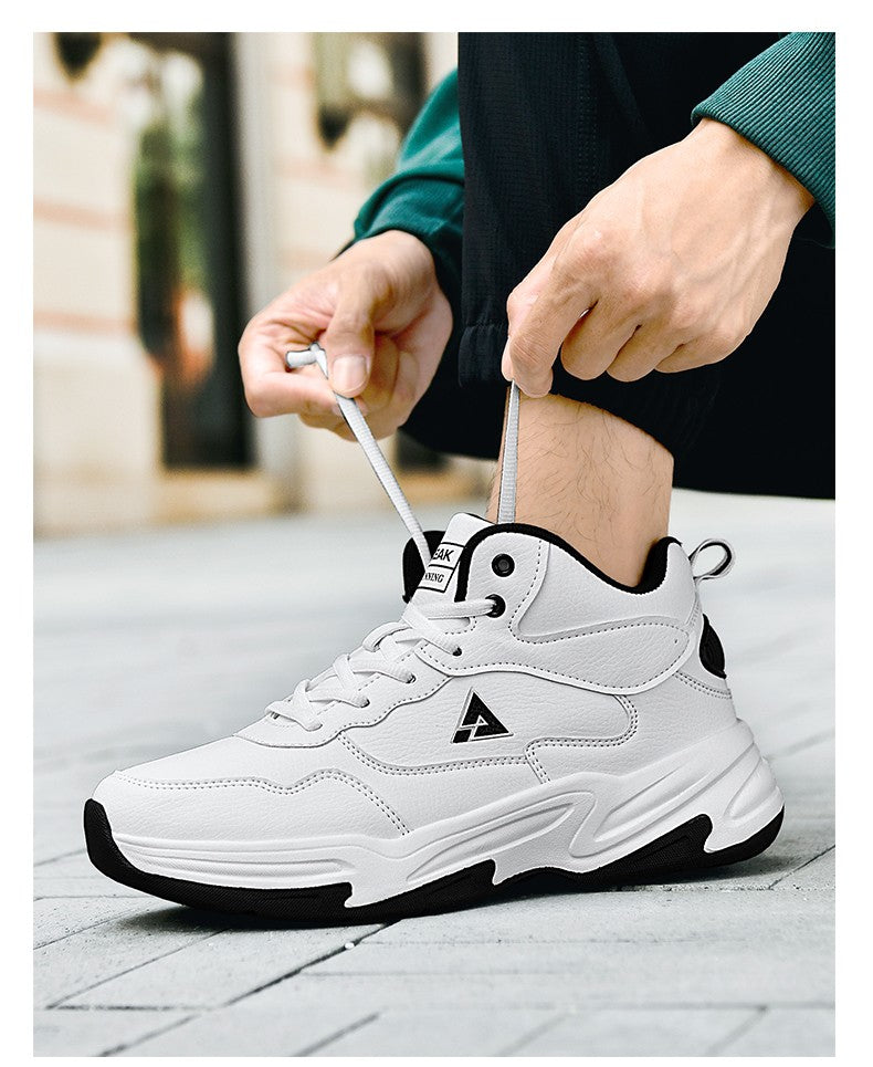 Men's high quality plus size casual sneakers Four seasons soft sole outdoor breathable running shoes students light sports shoes