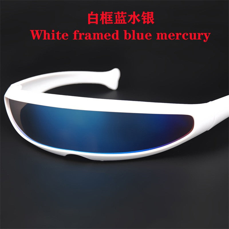 X-men Individuality Cycling Sunglasses for Men Mercury Lens Laser Glasses Travel Windproof Women's Sunglasses Robots Eyewear