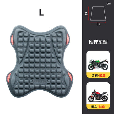 Motorcycle Seat Cushion Ventilation Shock Absorption Heat Dissipation Pad Electric Vehicle Sun Protection Seat Cushion Cover