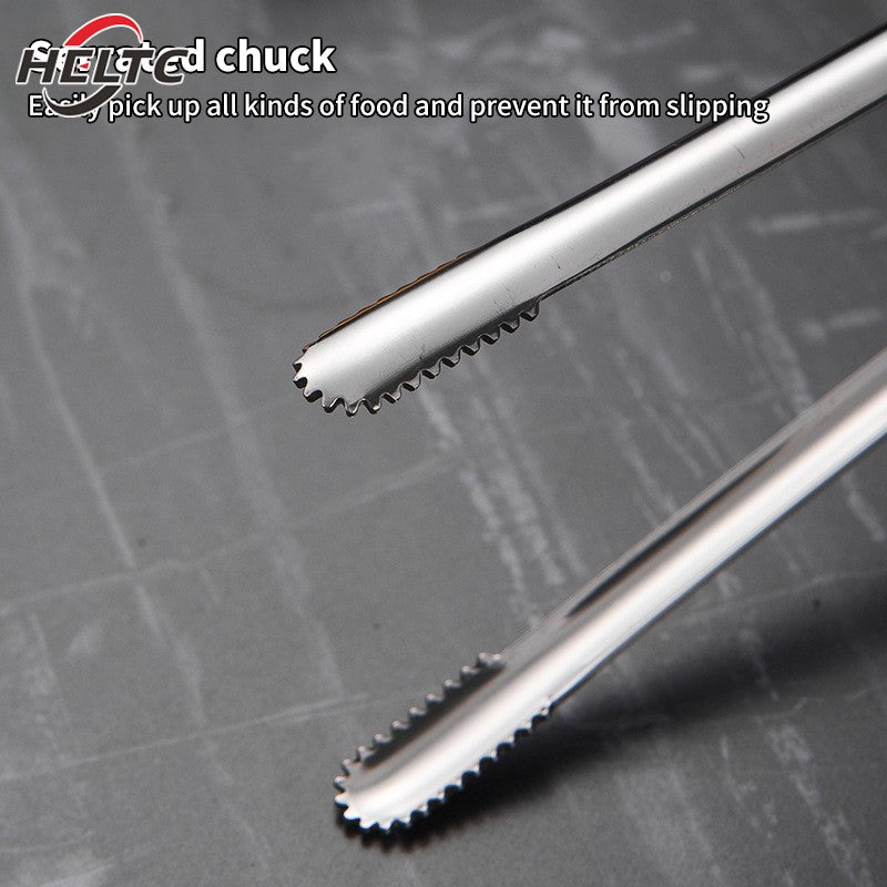 304 Stainless Steel Barbecue Clip Grill Tongs Meat Food Clip Cooking Utensils BBQ Baking Kitchen Accessories Camping Supplies