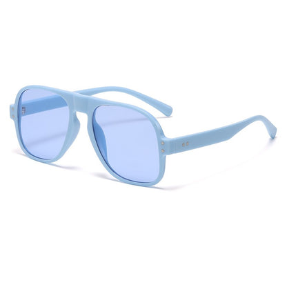 GD Aviator sunglasses with metal hinge Colorful modern street sunglasses Fashion trend eyeglasses frame