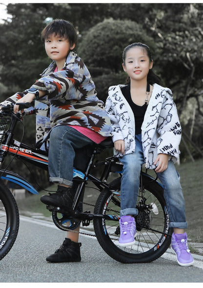 Fashion Kids Snow Boots Wide ToeBox Shoes Kid's Waterprof Barefoot Sneakers Boys Girls Warm Cotton Lightweight Non-slip Sneakers