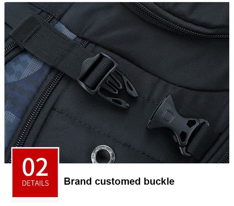 Mochila Masculina Antifurto Impermeável para Notebook de 17 polegadas com Carregamento USB, Mochila de Viagem de Negócios e Escolar Masculina