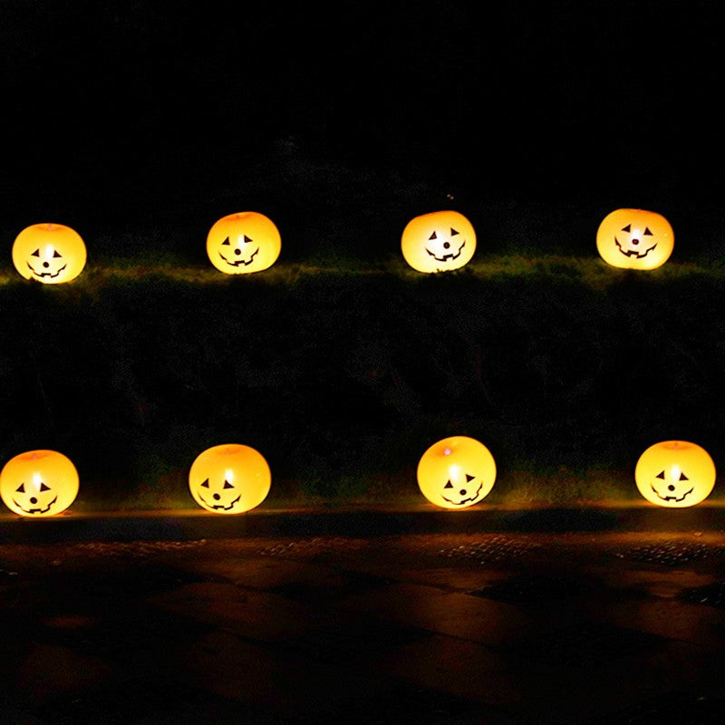 5/20pcs/Lot 10inch Halloween Pumpkin Luminous Latex Balloon Party Holiday Celebration Layout Expression Atmosphere Decor Props