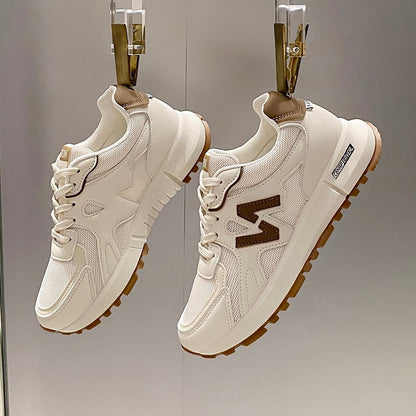 Sports Shoes for Women 2025 Spring New Super Hot Versatile Anti slip Casual Women's Shoes Soft Sole Running Little White Shoes