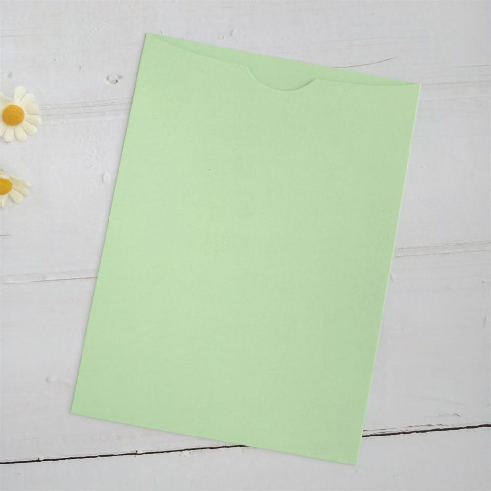 Customized Invitation Envelope, Personalized Wedding Card Holder, Blank Pocket Envelop 50 Sets