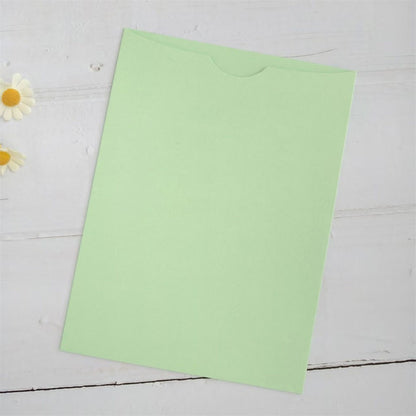 Customized Invitation Envelope, Personalized Wedding Card Holder, Blank Pocket Envelop 50 Sets