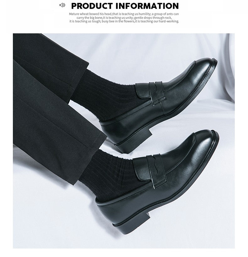 Men's Dress Shoes Classic Casual Business Leather Shoes Men Retro Oxfords Formal Social Wedding Office Leather Shoes For Men