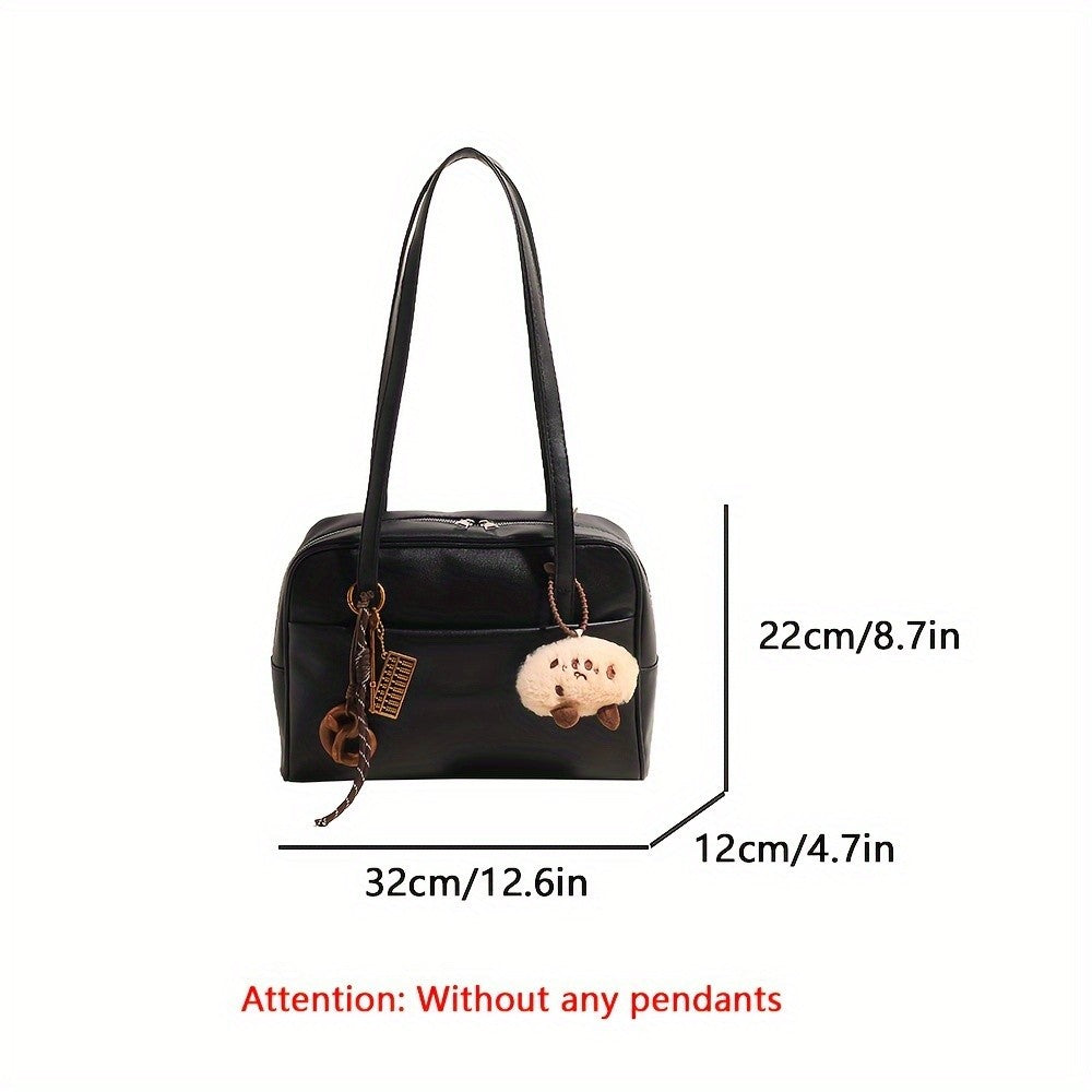Women's Vintage Korean Style Single Shoulder Bag - Convertible Crossbody/Handbag, Women's Handbag, Underarm Bag, Crossbody Bag