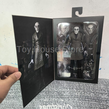 NECA Ultimate Count Orlok Black and White Horror Nosferatu Action Figure Model Toys Birthday Gift