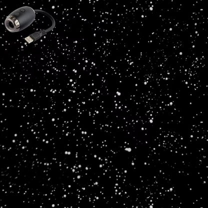 USB Car Atmosphere Projector Light Car Interior Ambient Light LED Starry Star Light Party Decor Romantic Saturn Galaxy Light
