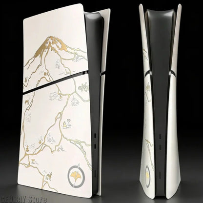ABS Replacement Yotei Panels Case Side Shell FacePlates Accessories for PlayStation 5/PS5 Pro/PS5 Slim Disc Console