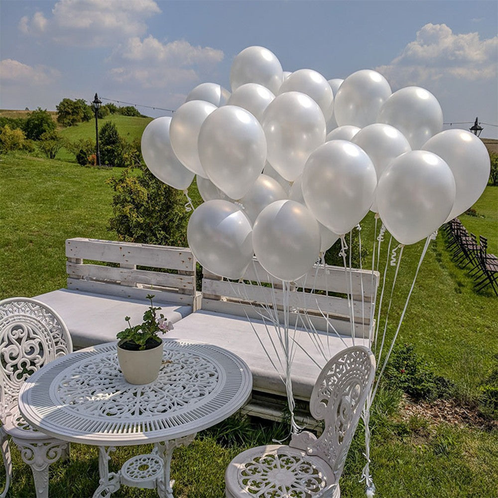 5/10/12inch Pearl Balloons Milk White Latex Balloons Birthday Wedding Decoration For Engagement Anniversary Bridal Shower Globos