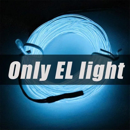 1M/3M/5M Flexible Neon Light Ball Dress Decoration Light EL Luminous Cable Party DIY Atmosphere Light Waterproof LED Strip