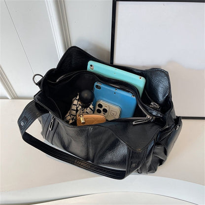 Bolsas de Ombro com Compartimento Interno Macio de Alta Qualidade Cores Contrastantes Bolsas Transversais para Mulheres Bolsas de Mão de Couro PU Modernas