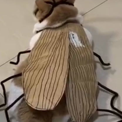 Decoração de Festa Engraçada, Roupa, Uniforme, Suprimentos para Animais de Estimação, Fantasia de Gato, Fantasia de Barata, Roupa Respirável para Animais de Estimação