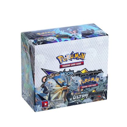 324/360Pcs/Set Pokémon Estrelas Cintilantes União de Equipes Escuridão Incendiária Sol Lua Evoluções Cartão Booster de Batalha de Negociação em Inglês