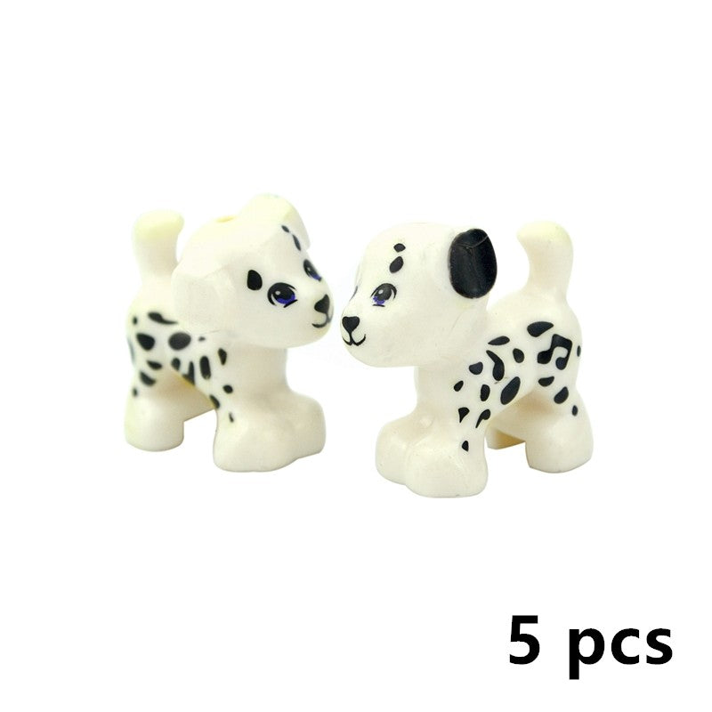 Creative DIY Model cute little Animal MOC Brick Building Blocks Pet Zoo Dog Duck Tortoise Penguin Cat Pig Bird Rabbit Toys
