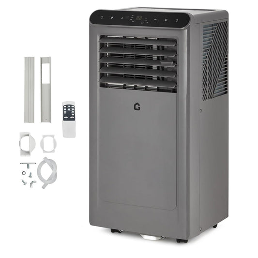 Portable Air Conditioner, 10000 BTU ASHRAE (6000 BTU DOE) for Rooms Up to 450 Sq. Ft. 3-In-1 Quiet AC, and Fan Comes with RC
