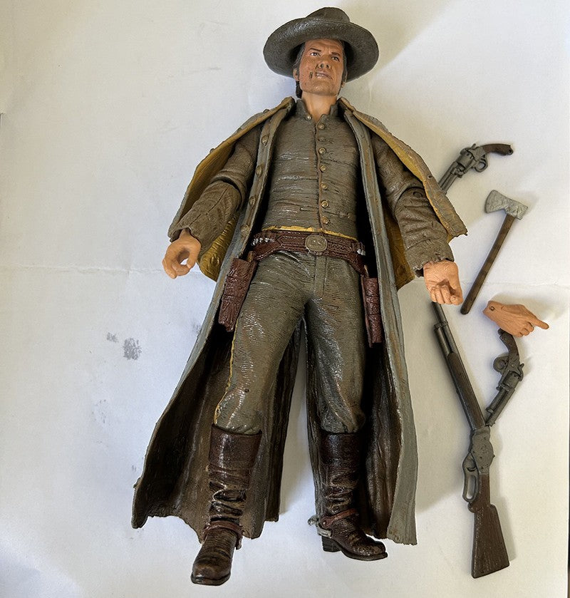 NECA Heróis do Oeste Megan Fox Leila Josh Brolin Jonah Hex QUENTIN Turnbull Boneco de Ação Fora de catálogo Colecionável Modelo Brinquedo Presente
