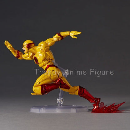 Revoltech Amazing Yamaguchi Flash Action Figure Articulado 17cm Flashpoint Modelo Kaiyodo Flash Bonecos Coleção Brinquedo Presentes de Fim de Ano