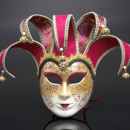 New European and American painted masks for Halloween dance parties - high - end Venetian masks for Italian ladies' performances