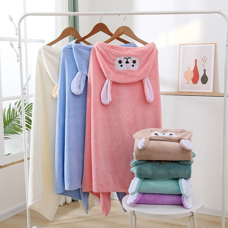 70x140CM Baby Bath Towel Hooded Ultra Soft Towel Highly Absorbent Bathrobe Blanket Toddlers Shower Gifts for Boys Girls