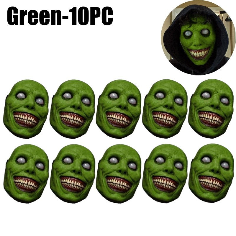 1-10PCS Halloween Smile Demon Mask for Exorcist Cosplay Party Ghost Costume and Haunted House Decoration Party Prop